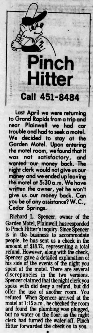 The Gardens Motel (Garden Motel) - July 1978 Article